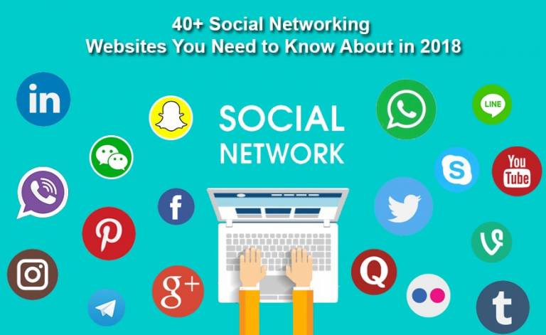 40+ Social Networking Websites You Need to Know About in 2018
