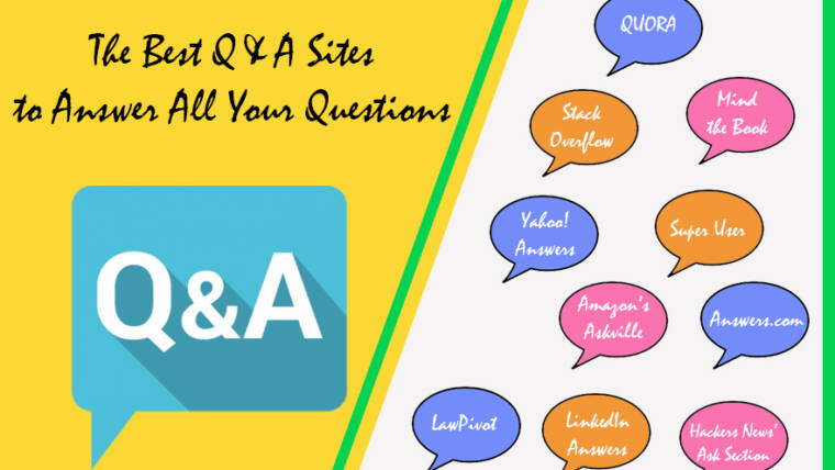 The Best Q and A Sites to Answer All Your Questions