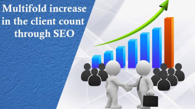 Multifold increase in the client count through SEO