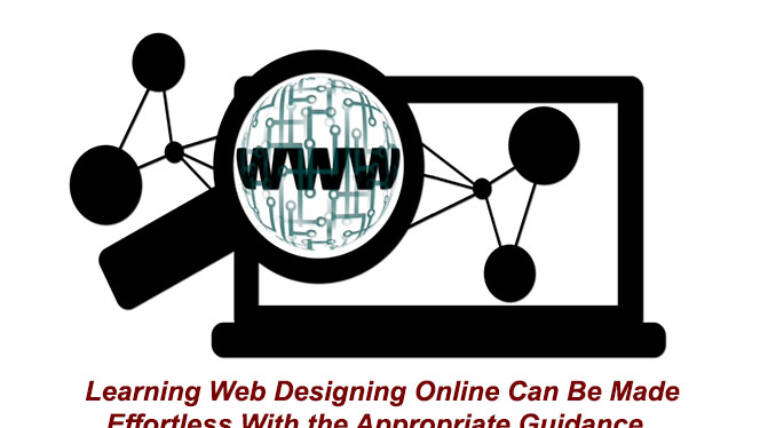 Learning web design online with the appropriate guidance